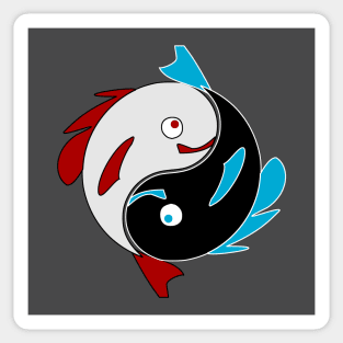 Yin and Yang Sticker